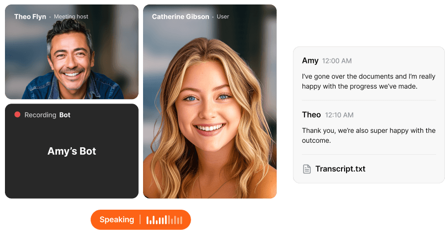 Automated meeting bot joining a Cisco Webex session via API